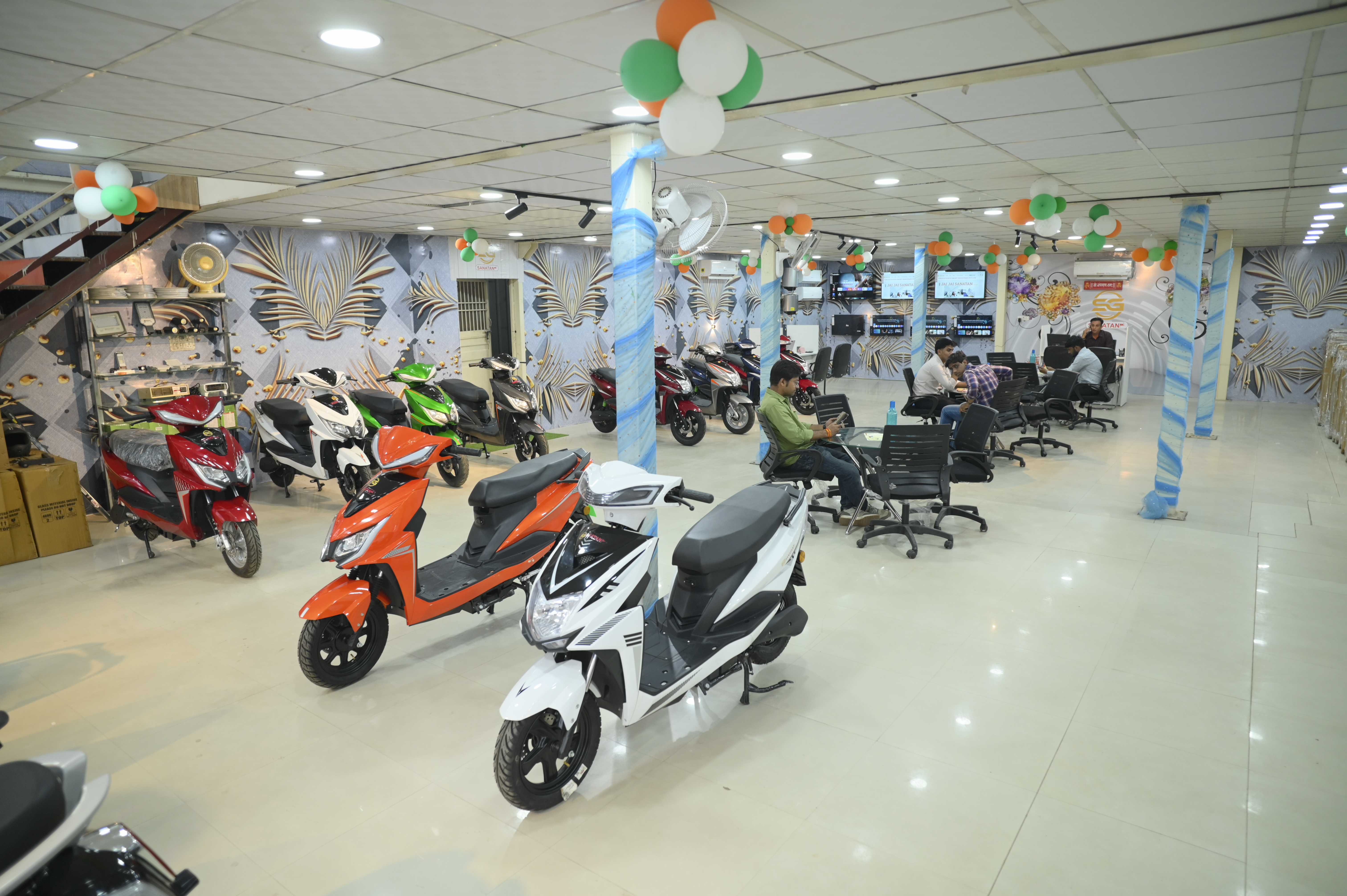 SG Sanatan electric scooter display